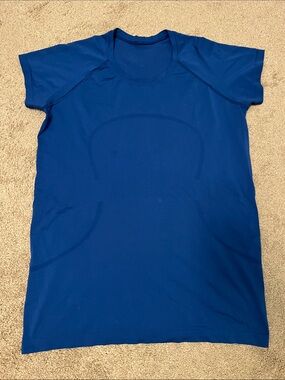 lululemon athletica Royal Blue Short Sleeve Athletic Tee